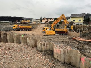 Spatenstich Q73, Götzis. Wir dürfen bei diesem Projekt die Bauleitung beitragen.